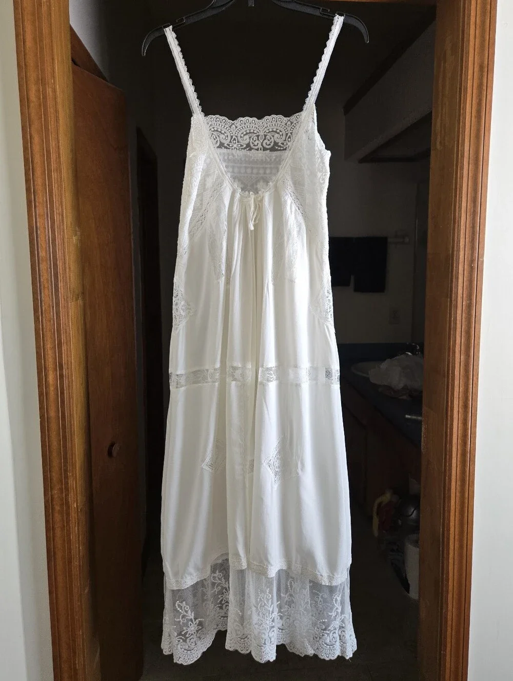Spell Peaches Slip Dress SZ L NWT